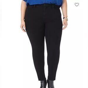 NYDJ Ami Skinny Jeans in Black 16 Like New!!